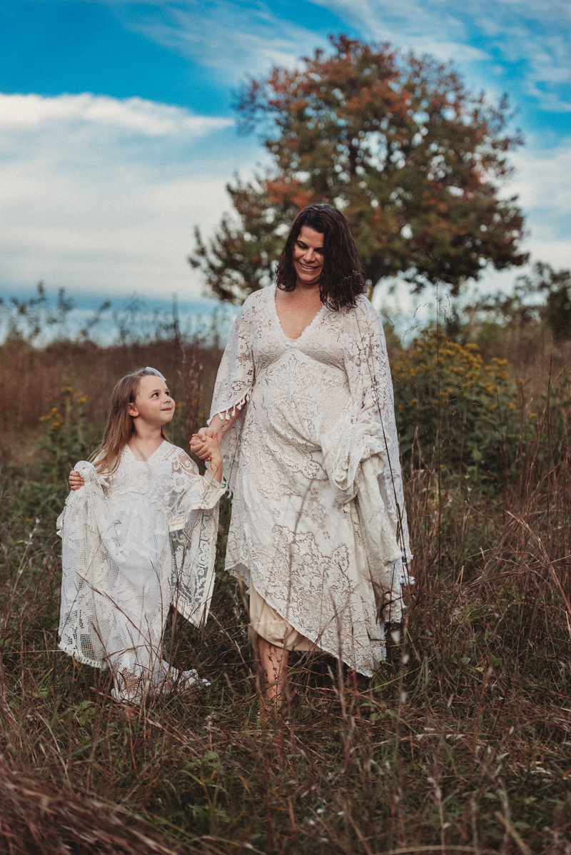 mommy and me, reclamation dress, storytelling images