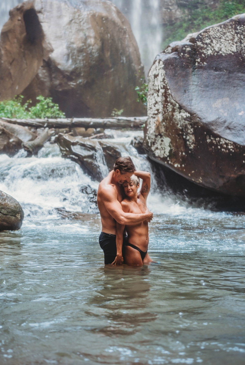 Steamy waterfall session at Cloudland Canyon State Park