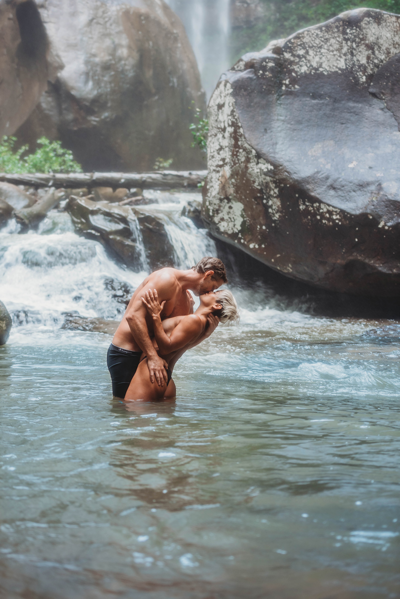 Steamy waterfall session at Cloudland Canyon State Park